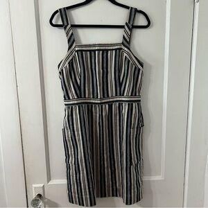 Madewell Apron Mini Dress Evelyn Stripe
